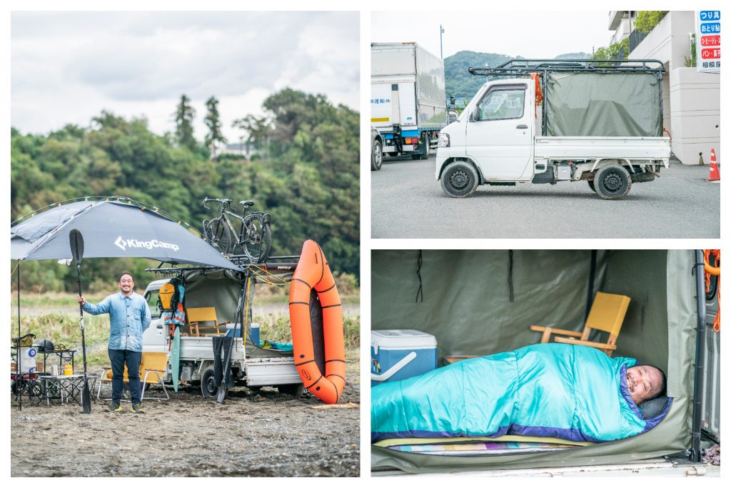 軽トラを自由にキャンプ仕様に 居住スペースのアレンジ方法は無限大 Be Pal