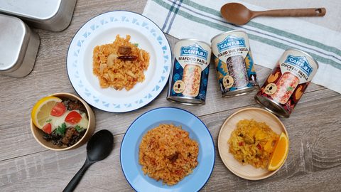 おうちキャンプにもピッタリ！缶詰＆メスティンのパエリアレシピ