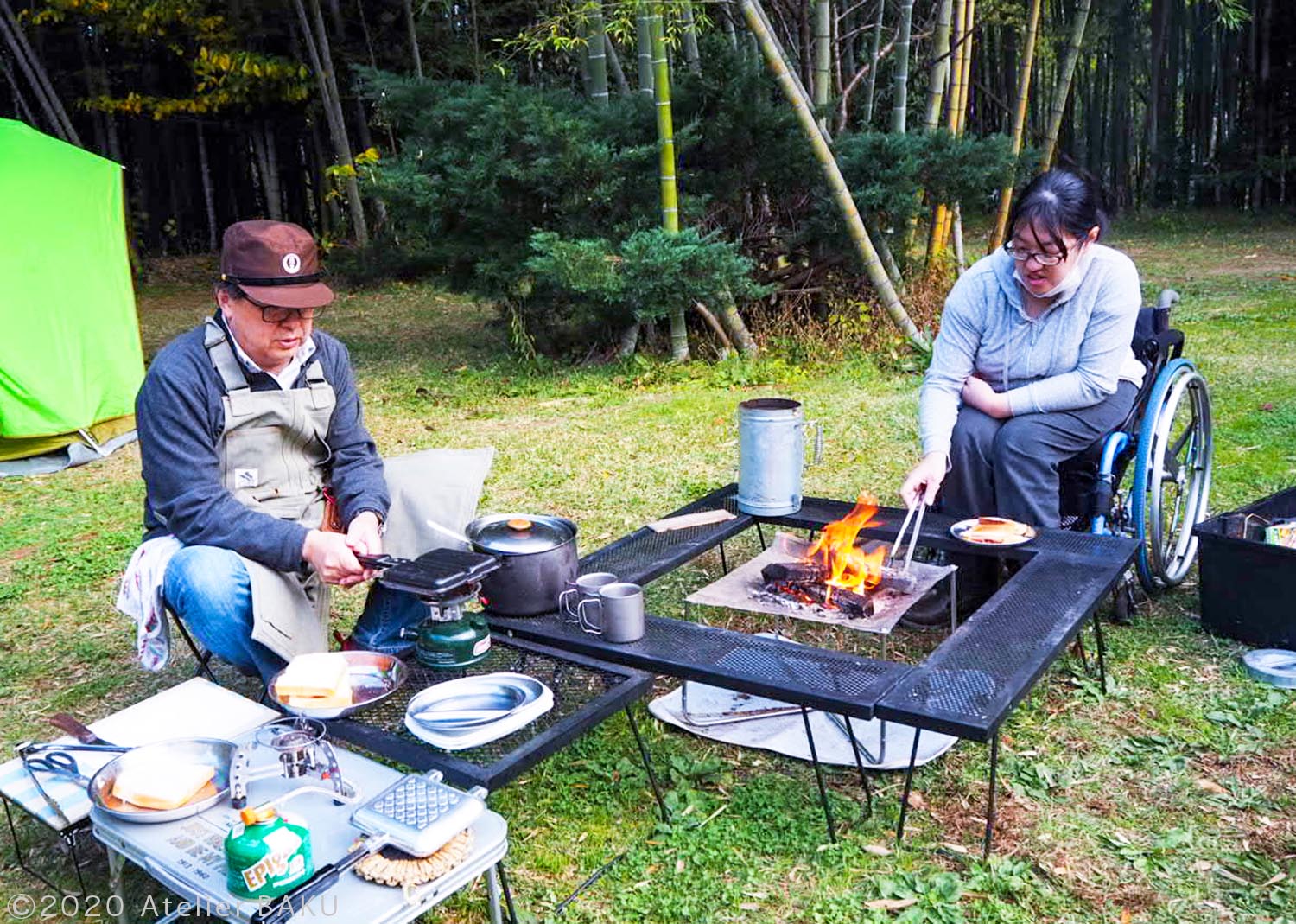 ホットサンドを作る