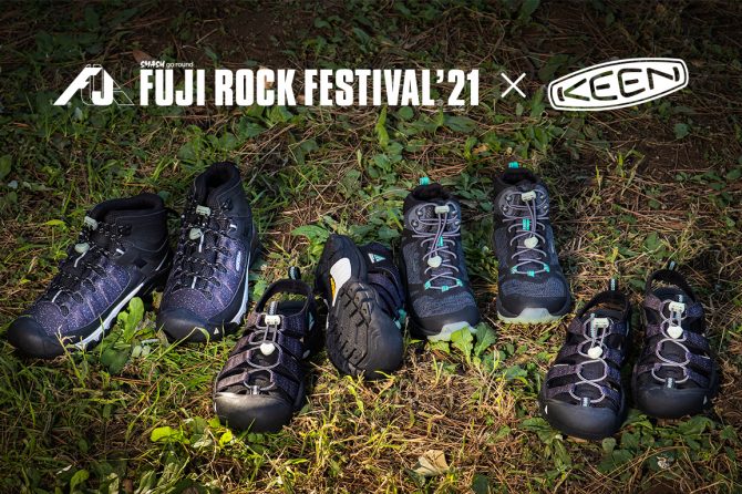 FUJI ROCK FESTIVAL '21×KEENコラボシューズ第二弾発売中！