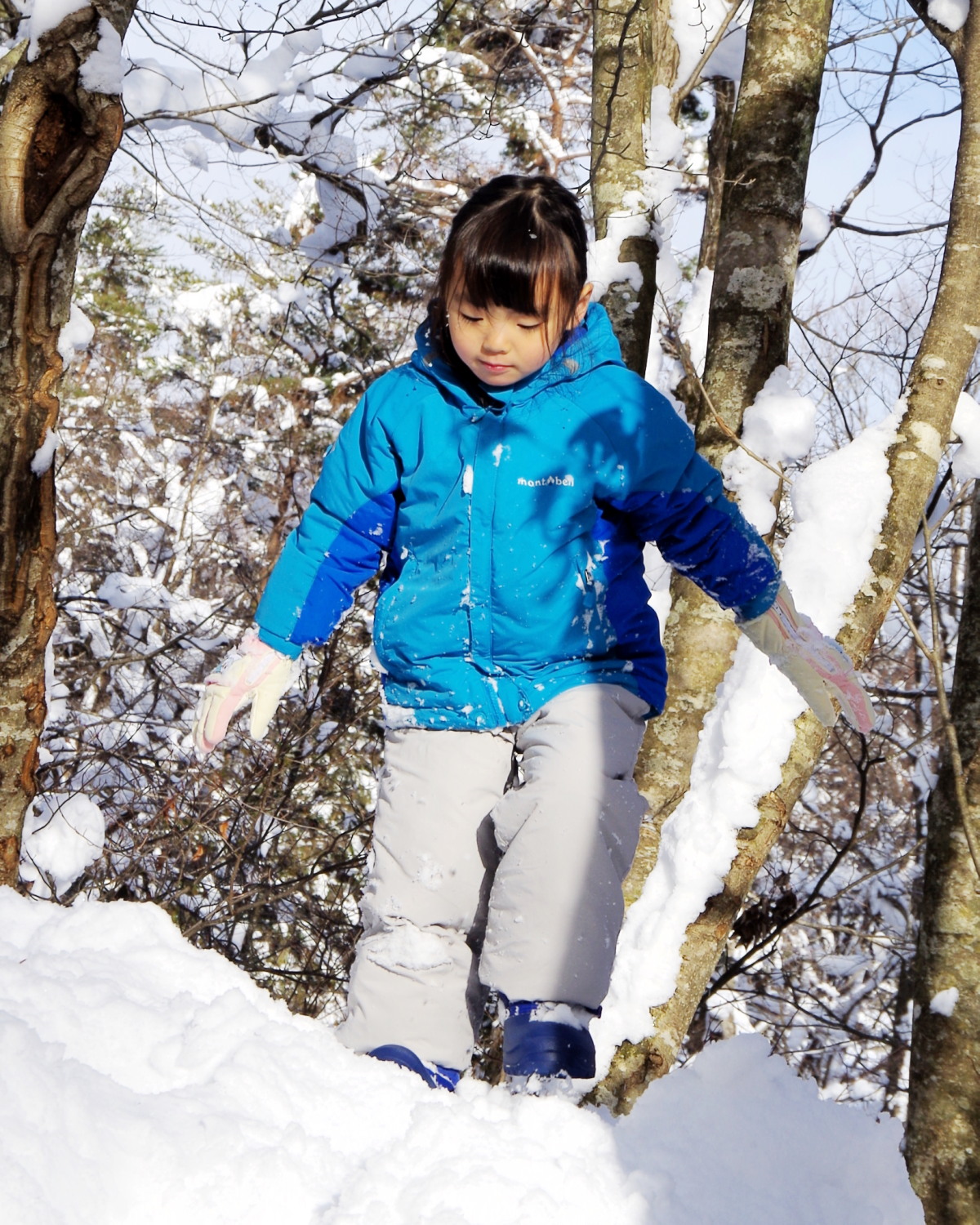 mont-bell モンベル スノーグローブ 4〜6歳 パウダーグローブ