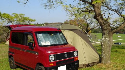 Natural VAN life vol.3 「カーサイド・シェルターを試してみた！」［読者投稿記事］