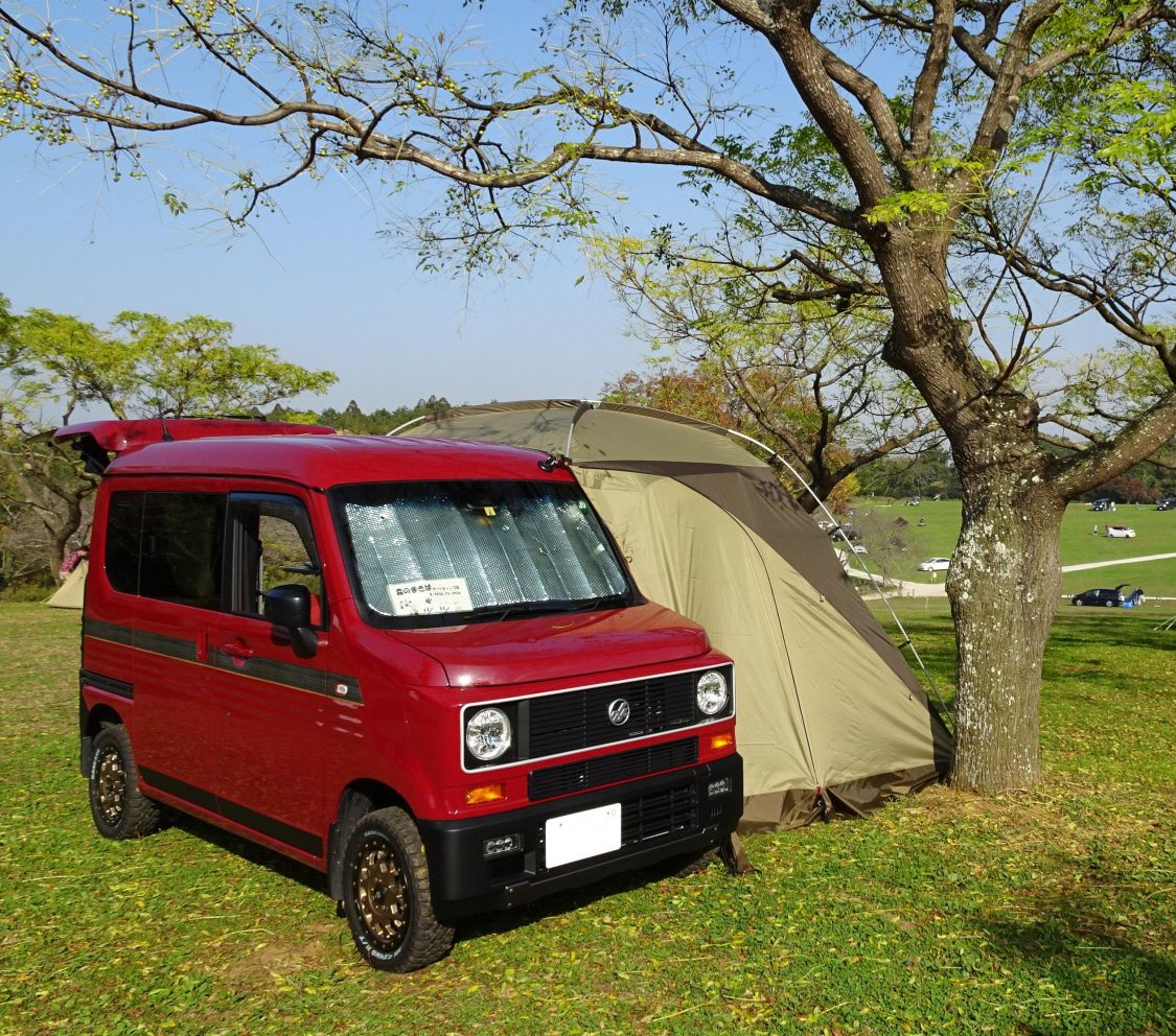 Natural VAN life vol.3 「カーサイド・シェルターを試してみた！」［読者投稿記事］