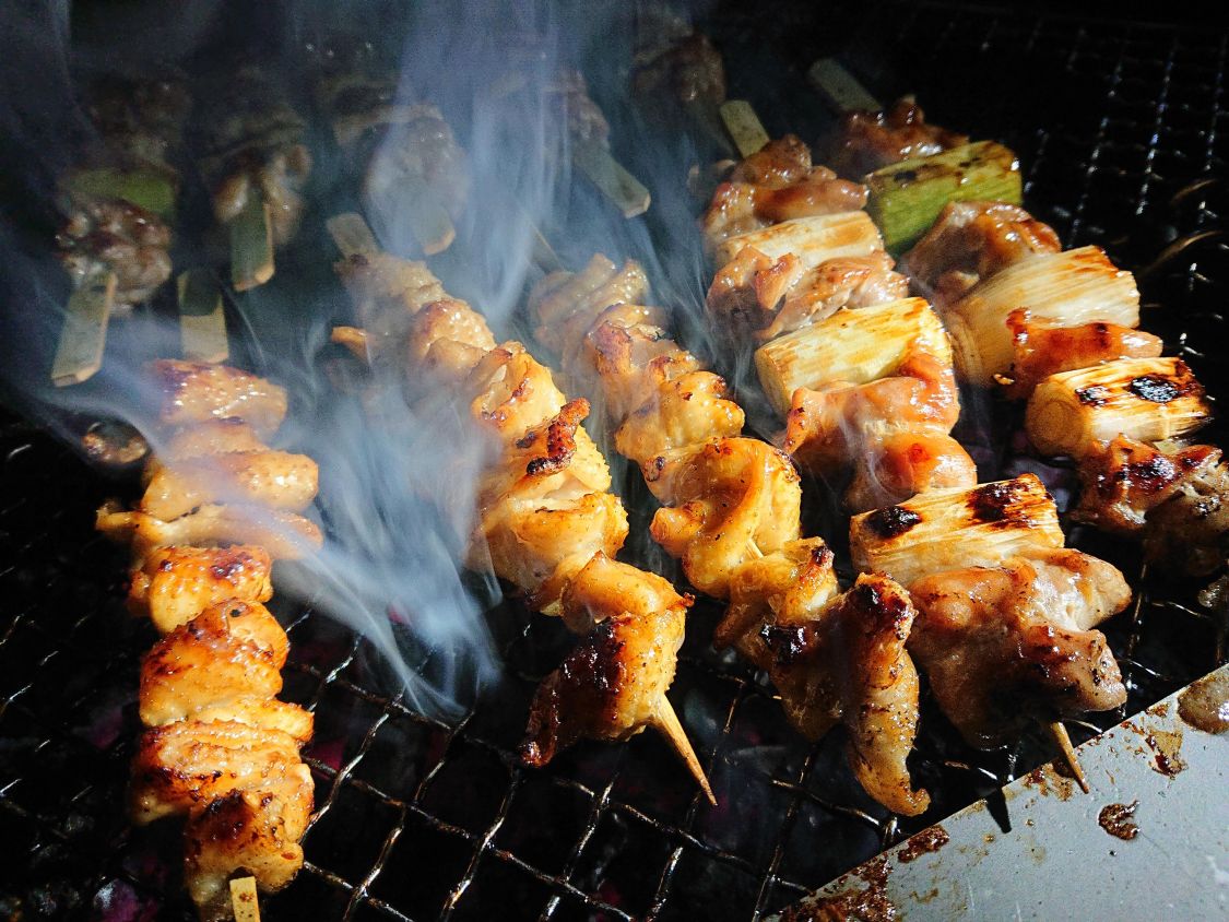 ファイヤーグリルで焼き鳥！［読者投稿記事］