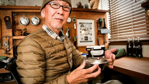 人気YouTuber『winpy-jijii』の小細工。シェラカップにコーヒーを注ぐスタンドを作ろう！