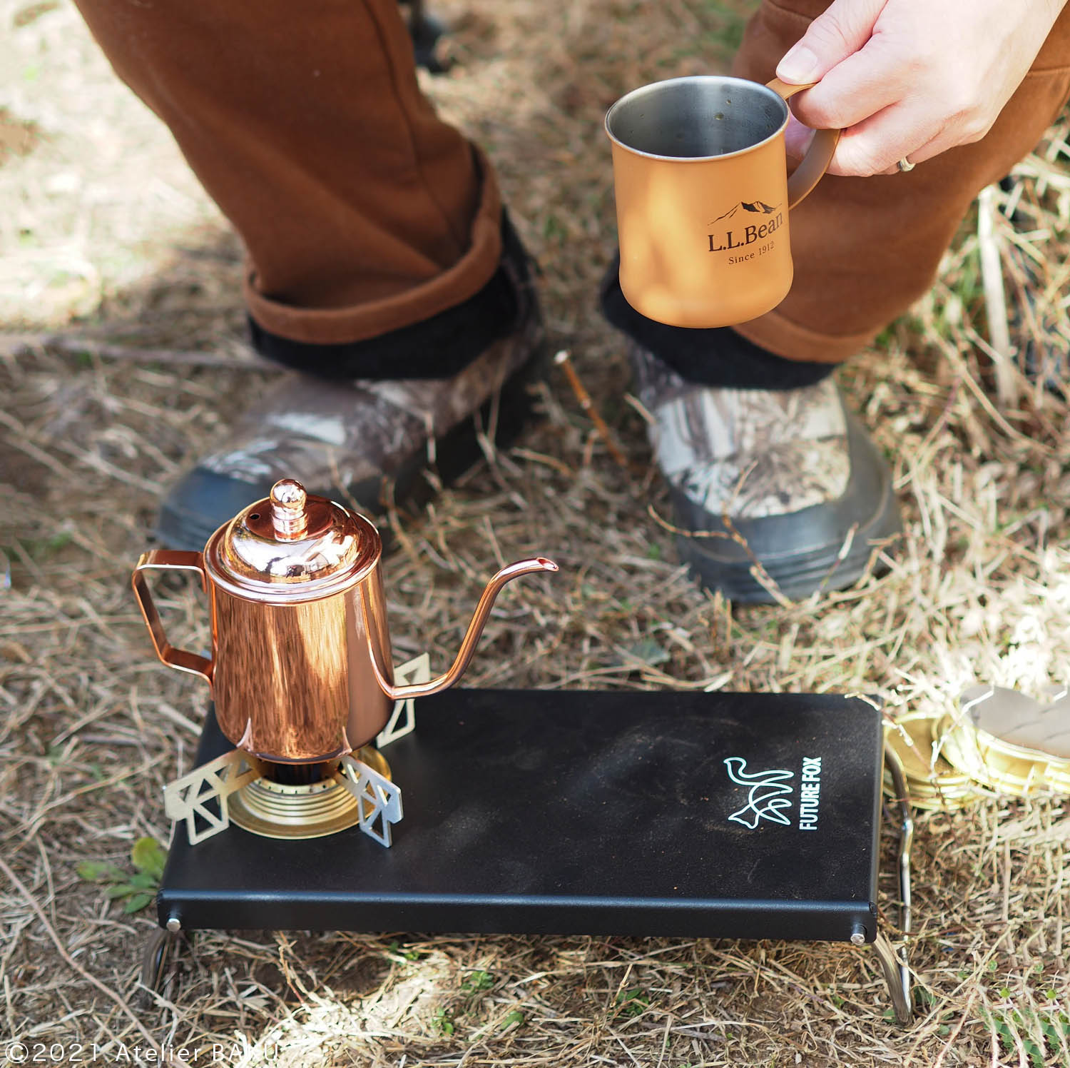 コーヒーを飲む