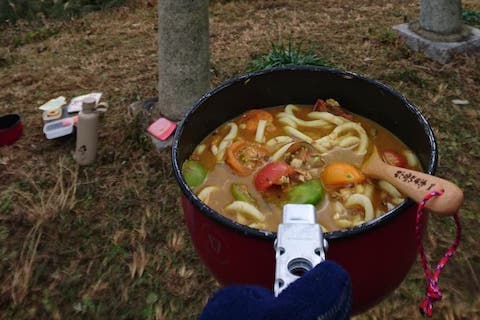 キャンプや登山ご飯に！簡単で美味しい鯖缶カレーうどん