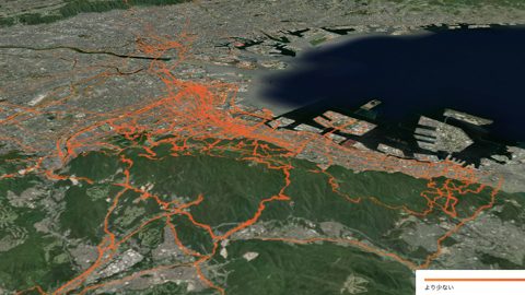 フィットネスSNS「Strava」に追加された新機能「ヒートマップ」がすごい！早速、3Dで動かしてみた