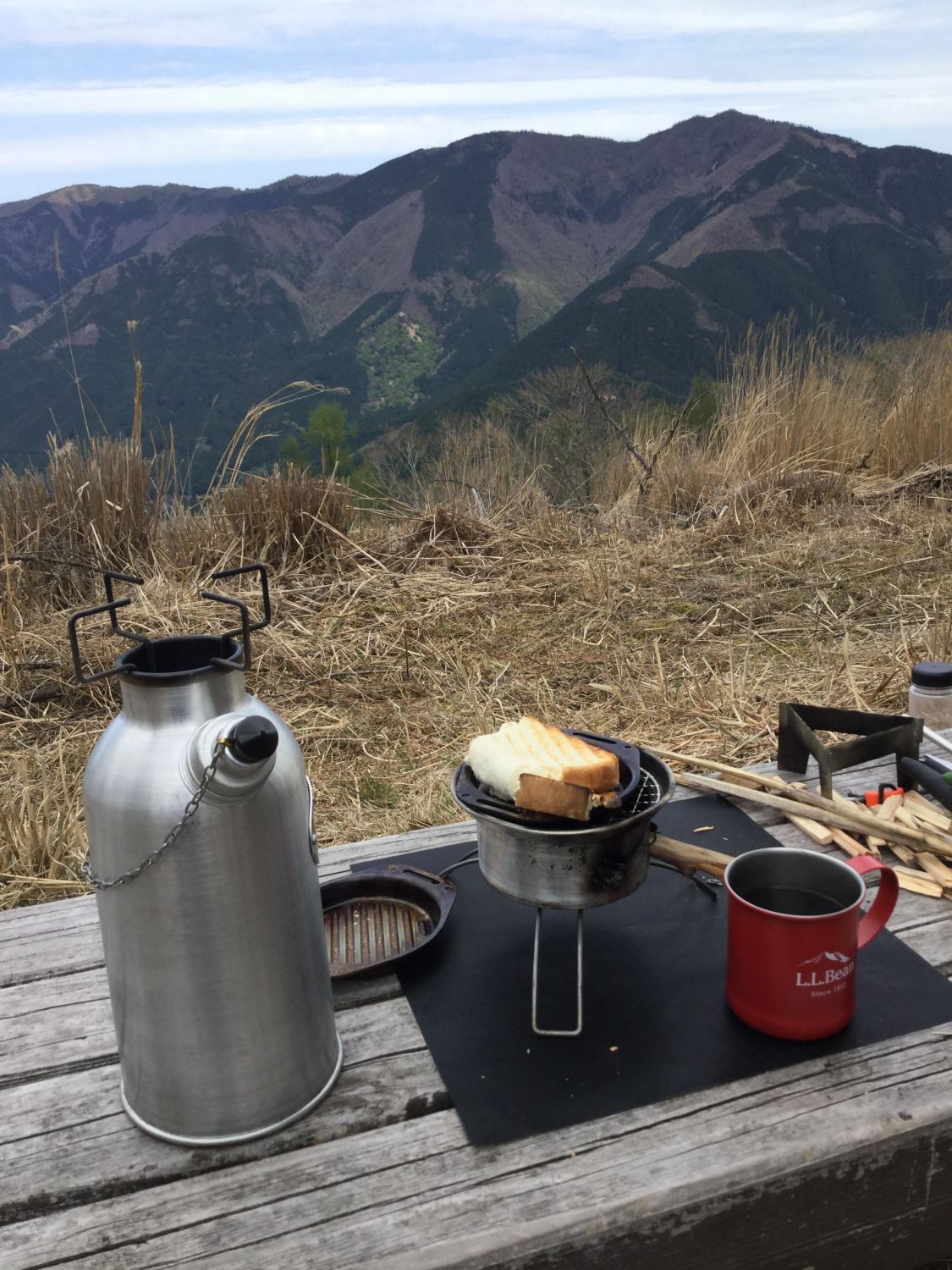 山頂でモーニング［読者投稿記事］