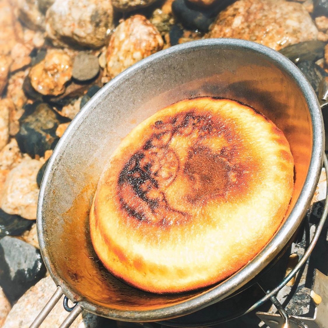 ドラえもんミニ・シェラカップでパンケーキ焼いてみたよ！［読者投稿記事］