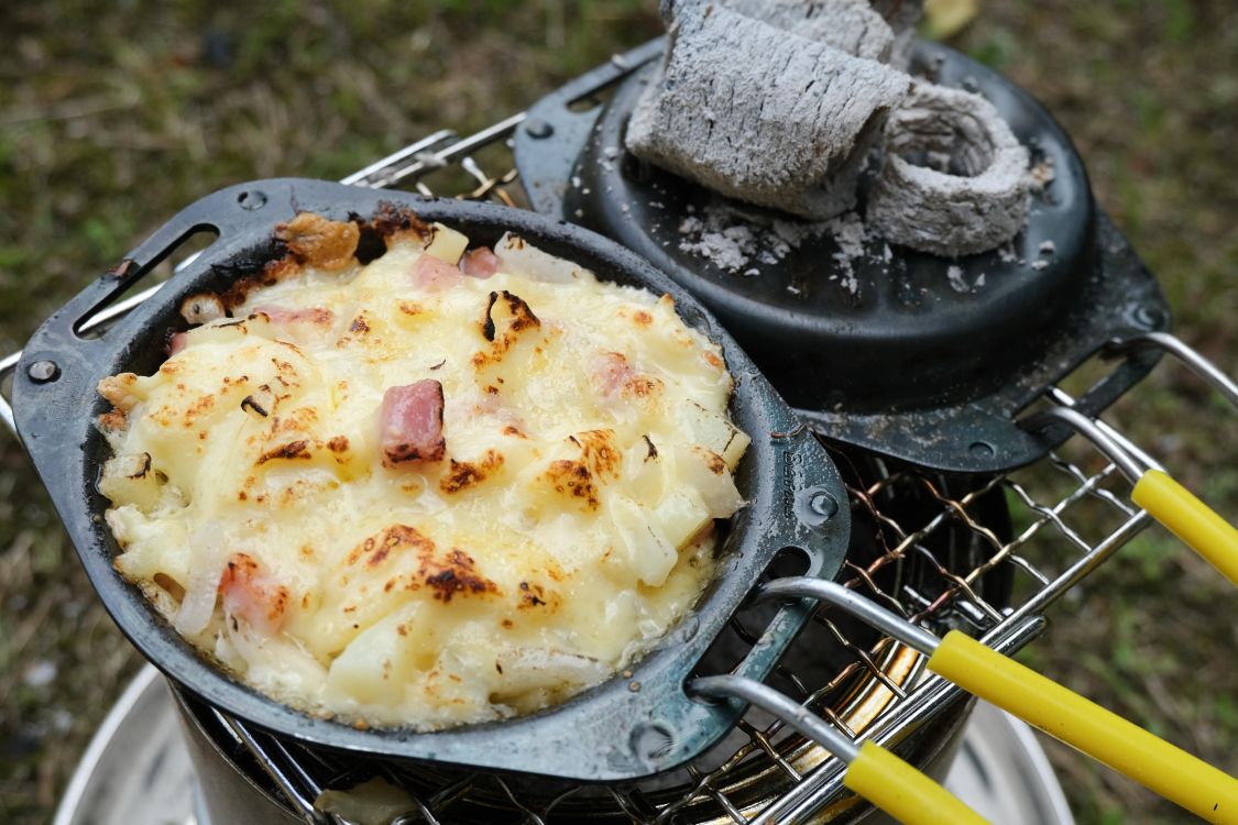 肉厚グリルパンでベーコンポテトチーズ［読者投稿記事］