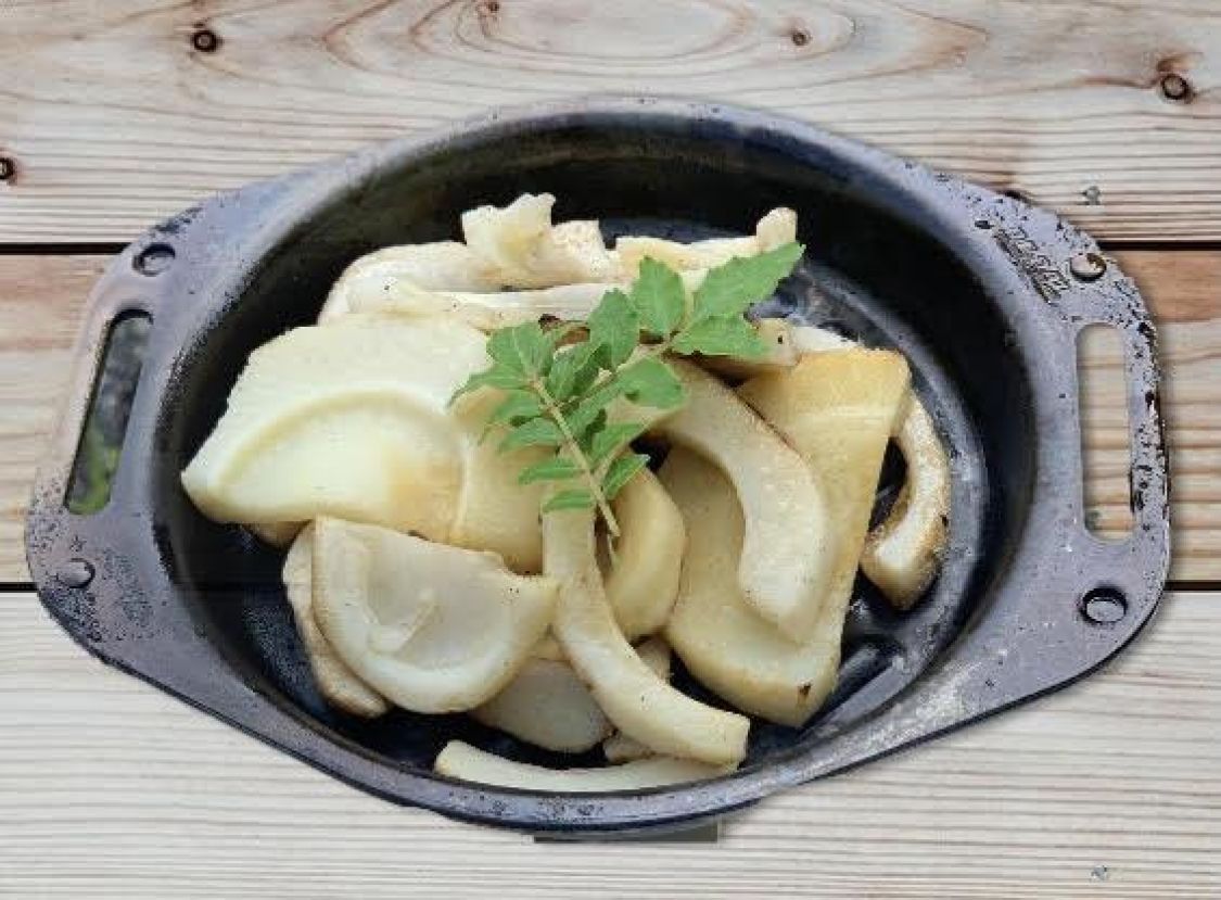 孫たちと楽しむアウトドアクッキング！筍のバター醤油焼き！［読者投稿記事］