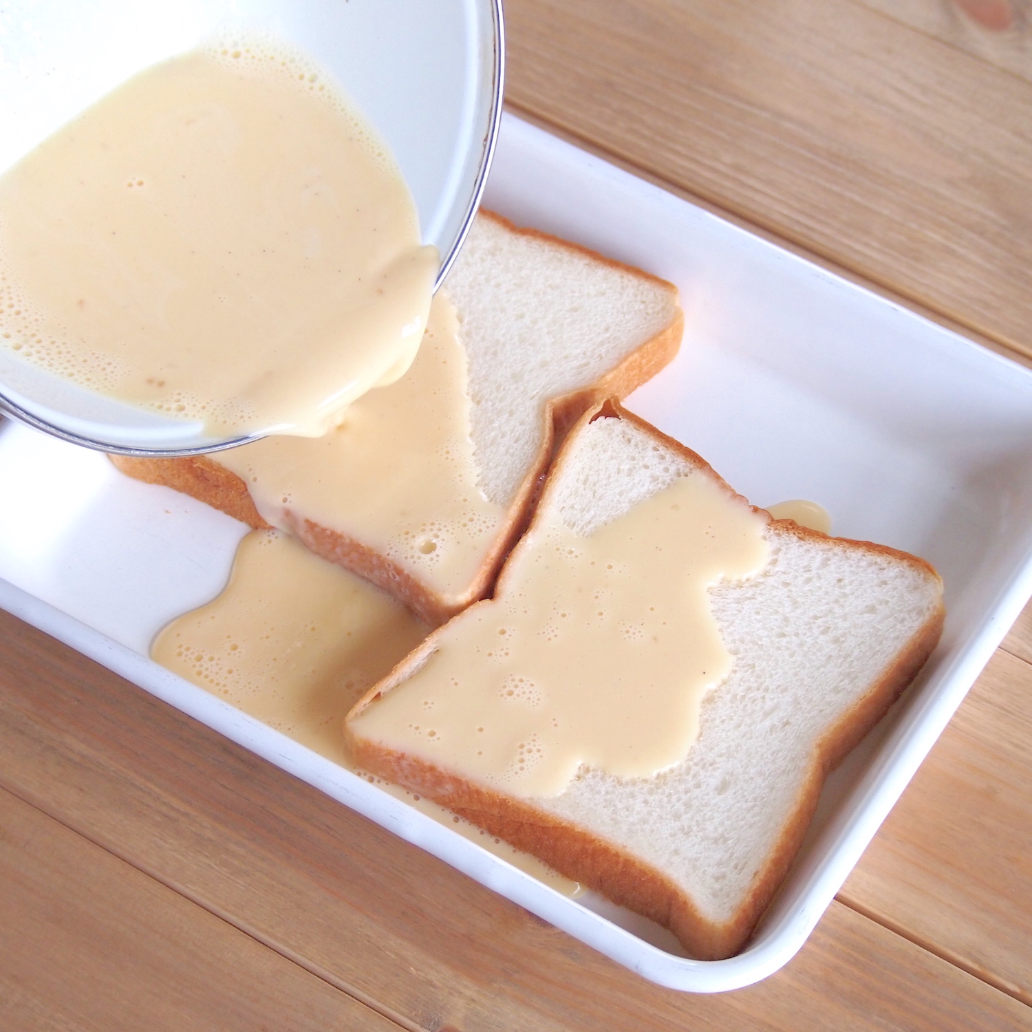 ふわとろフレンチトースト風ホットサンド