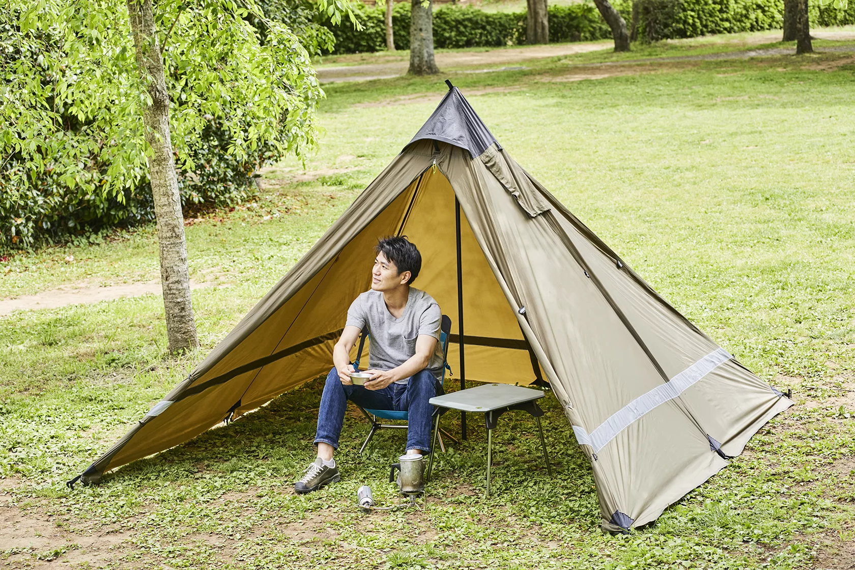 即決可【インナーテント付き】Yoka tipi ワンポールテント