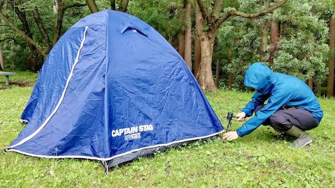 雨の日キャンプにおける５つの注意点。危険を避けてキャンプを楽しもう