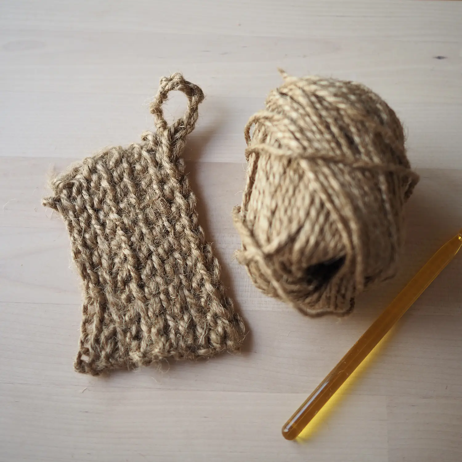 キャンプにもおすすめ 土に還る ジュートたわし を100均材料でdiy Be Pal