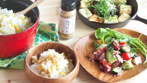 人気のアウトドアスパイス「ほりにし」で作るアレンジキャンプ飯