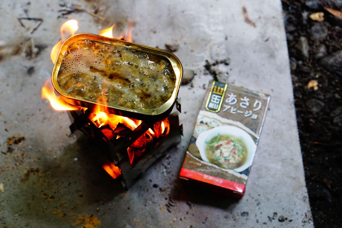 ブービーバード焚き火台SOLO 初めての火入れ［読者投稿記事］