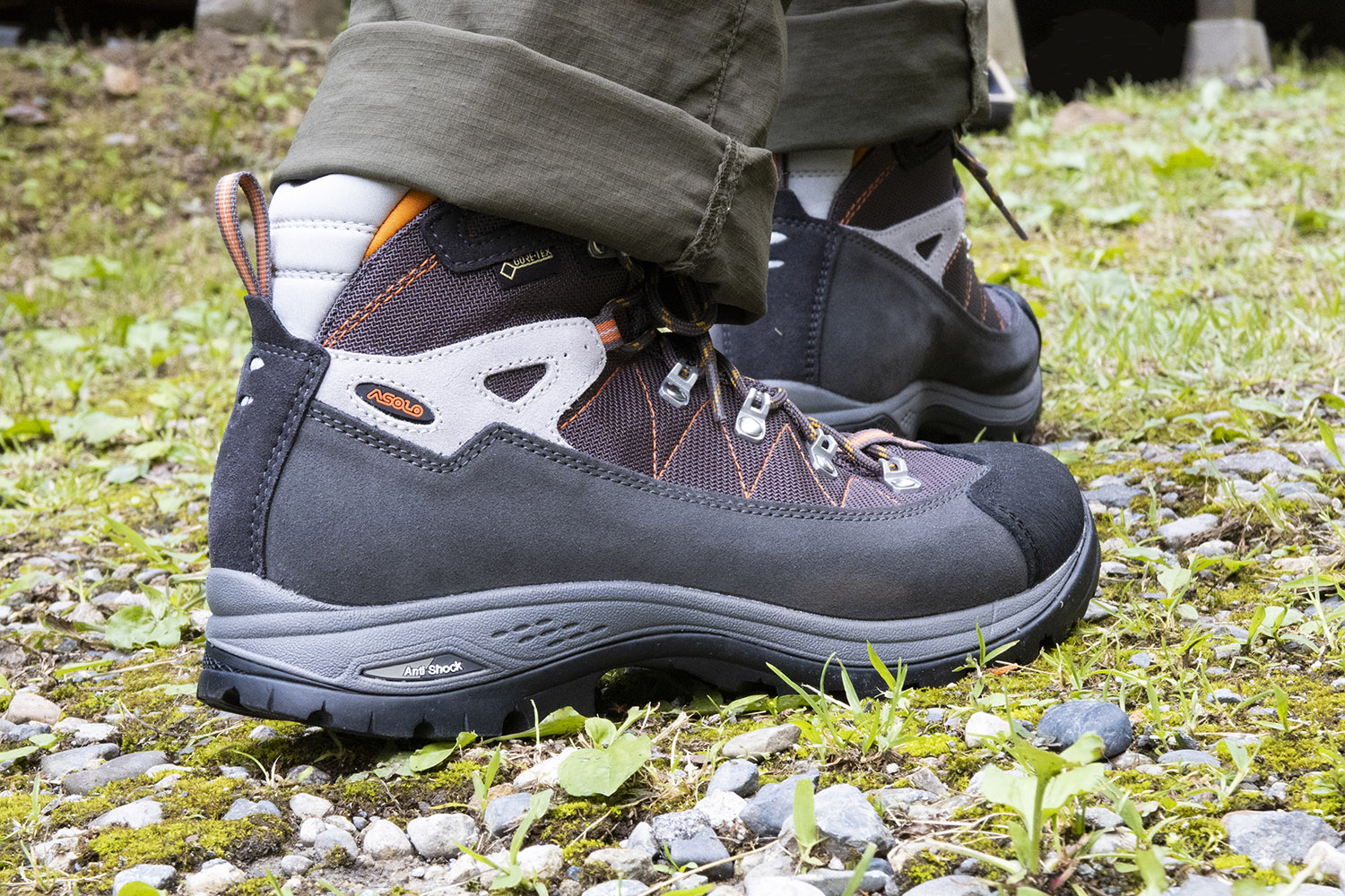 美品 アゾロ ASOLO 6B+GV GORE-TEX メンズ 27.5cm トレッキングブーツ シューズ 登山靴 登山 アウトドア