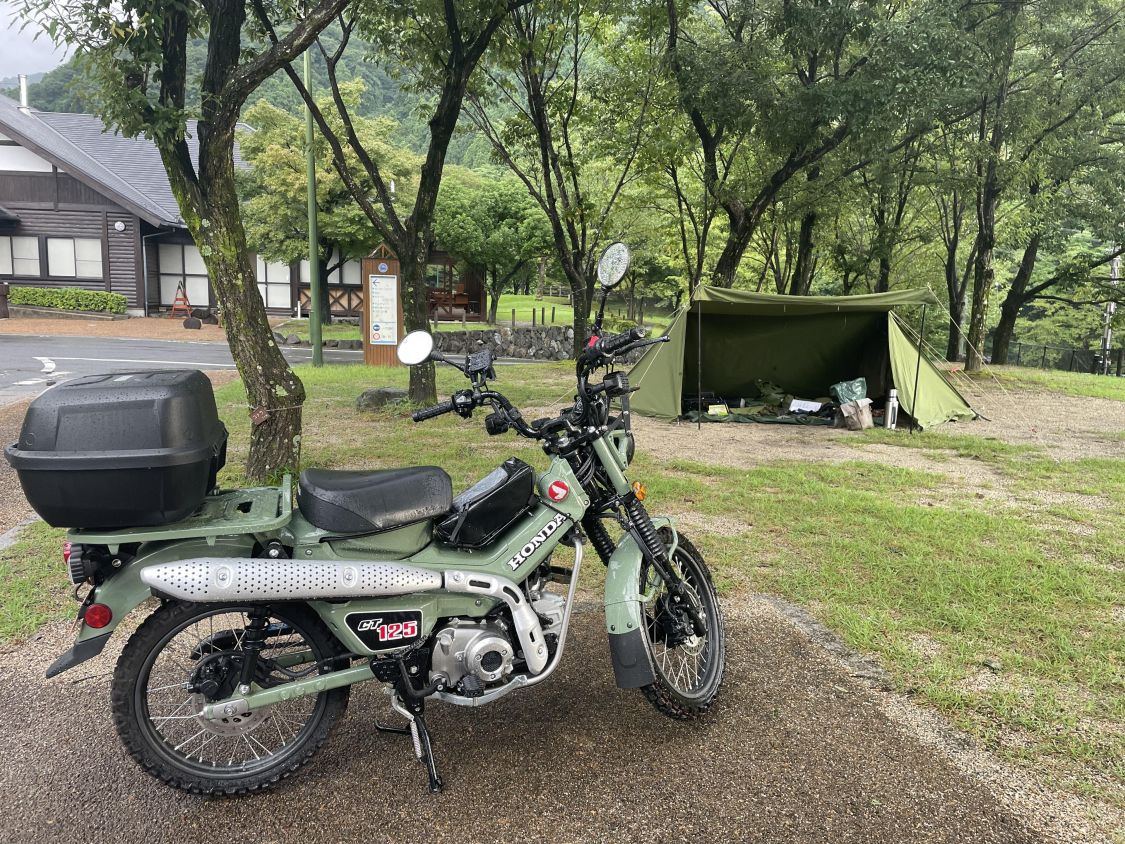 CT125ハンターカブで初キャンプ［読者投稿記事］