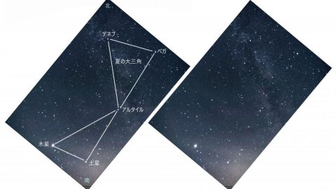 9月が一番！《夏の大三角と大きなリボン》―星空観察・星空撮影―［読者投稿記事］