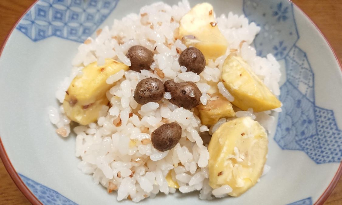 秋の味覚炊き込みご飯［読者投稿記事］
