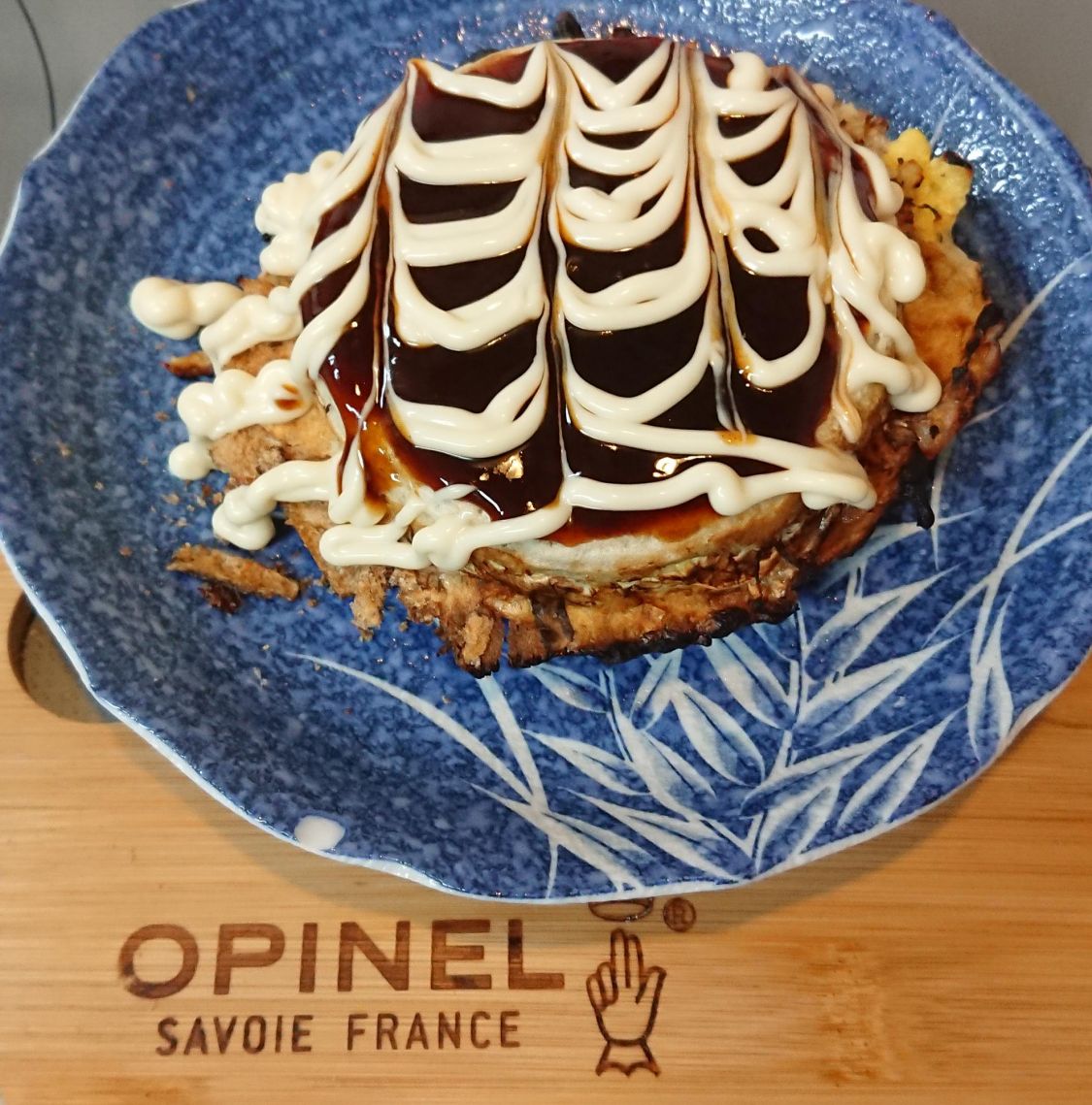 自家製ホットサンドメーカーでモダン焼きに挑戦！［読者投稿記事］