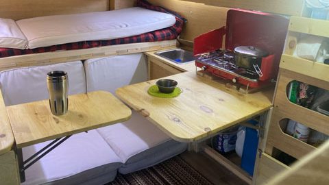 中古バンをキャンピングカーに改造計画！内装仕上げ編