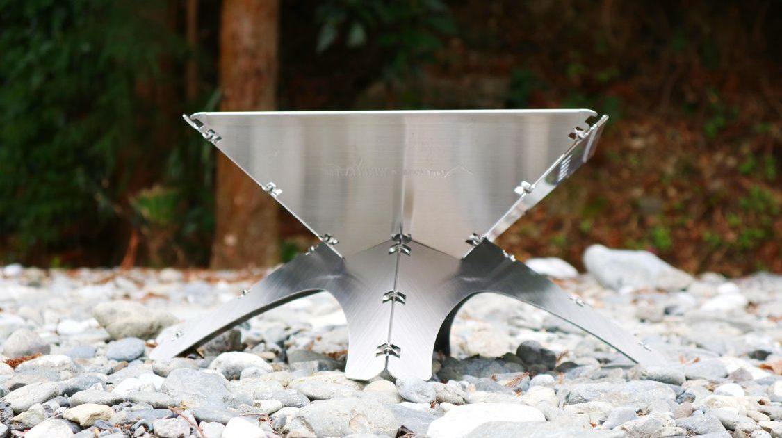 tent-Mark DESIGNのフラット焚き火台と、世界に1つだけのキング
