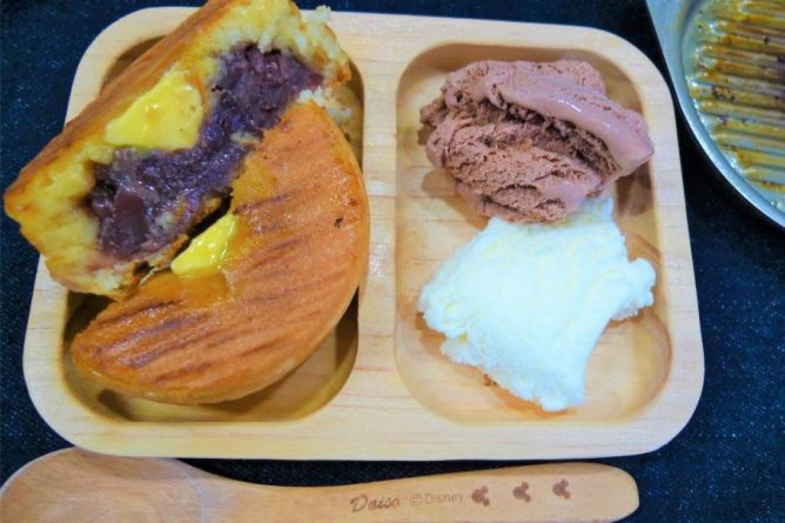 肉厚グリルパンで「あんバターおやき」［読者投稿記事］