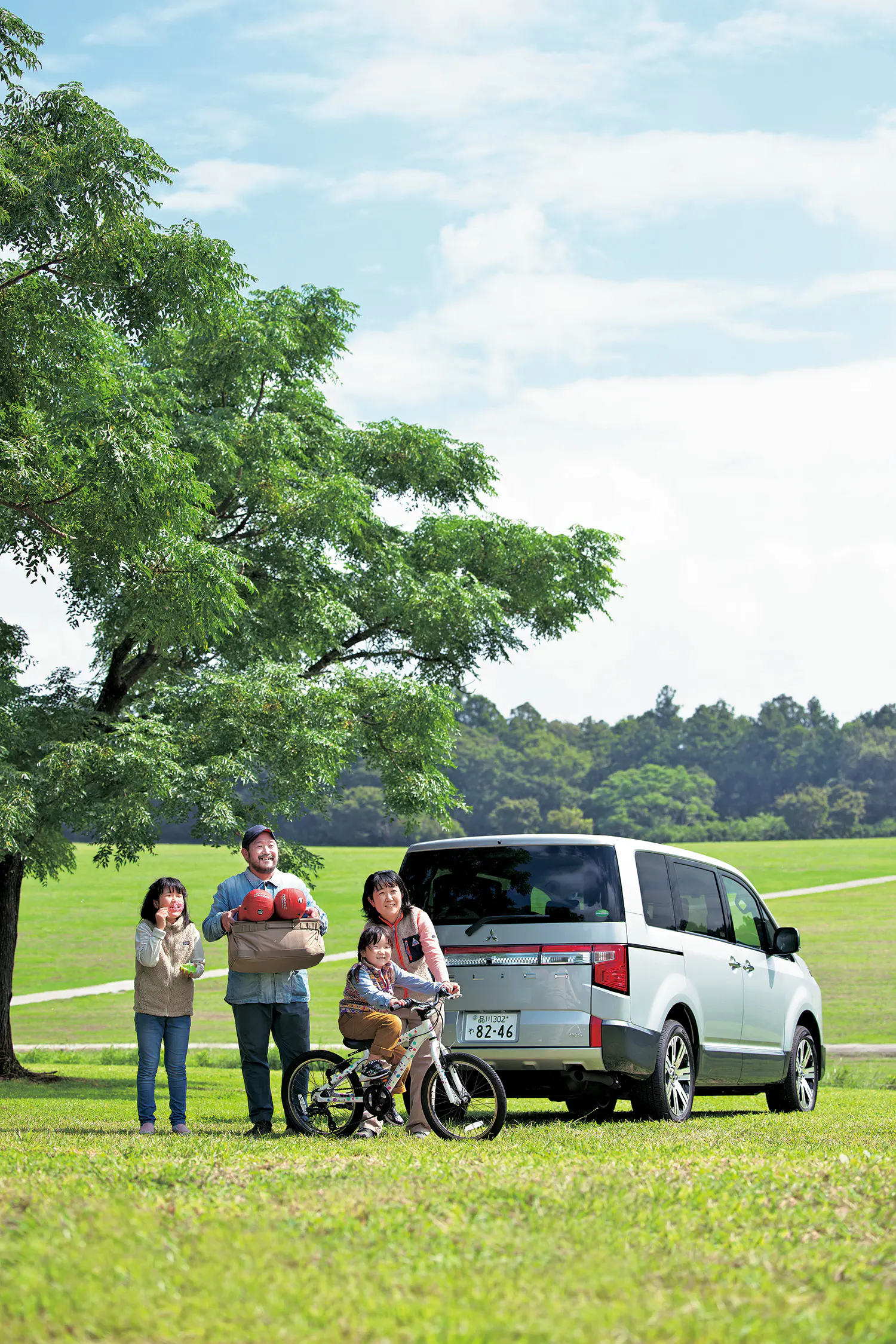 広くて走れる デリカd 5 は最強のファミキャンギアだ Pr 試乗記 Be Pal キャンプ アウトドア 自然派生活の情報源ビーパル