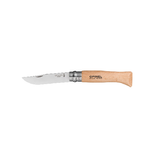 オピネルのナイフ。ステンレススチール刃