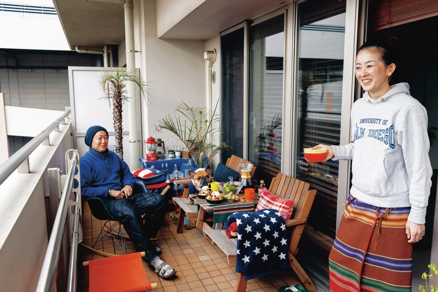 ベランピングをマンションでするには おすすめグッズや注意点を紹介 ナチュラルライフ Be Pal キャンプ アウトドア 自然派生活の情報源ビーパル