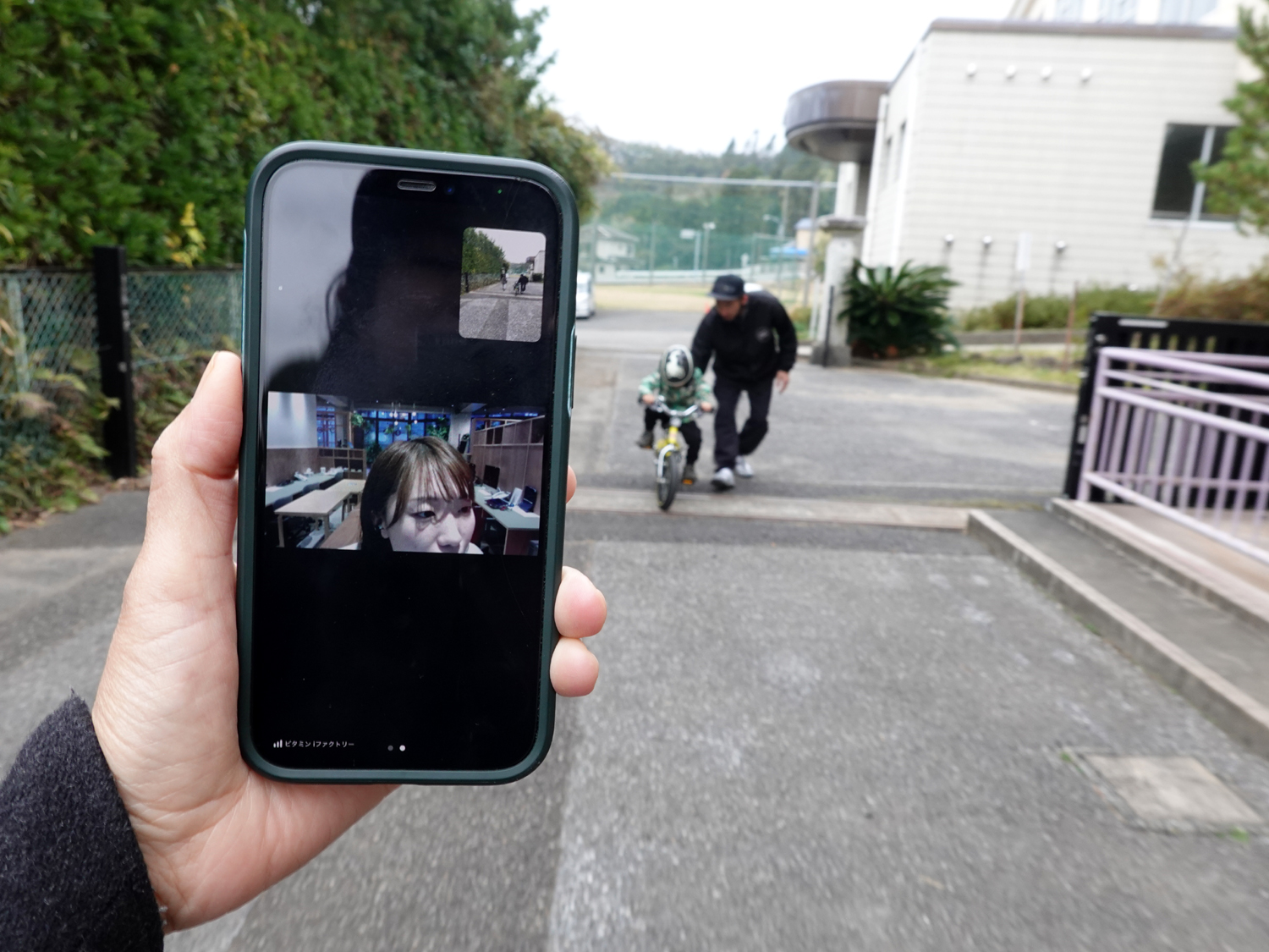 Zoomで自転車教室