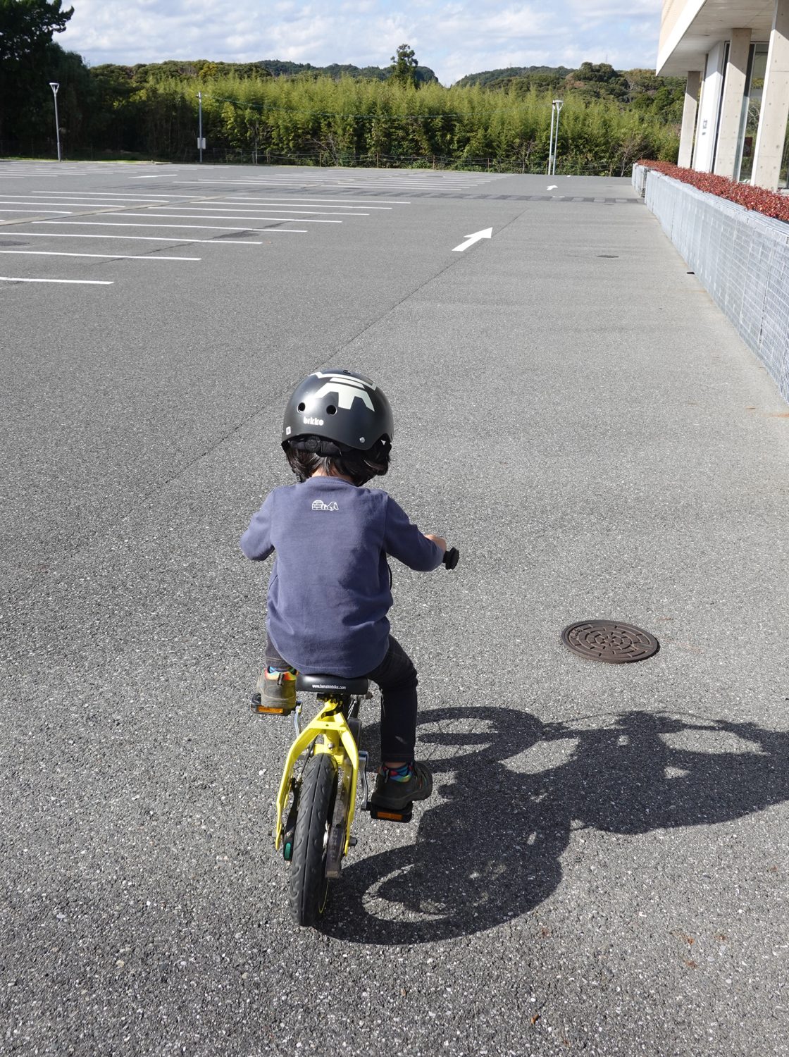 はじめて自転車に乗れた子供