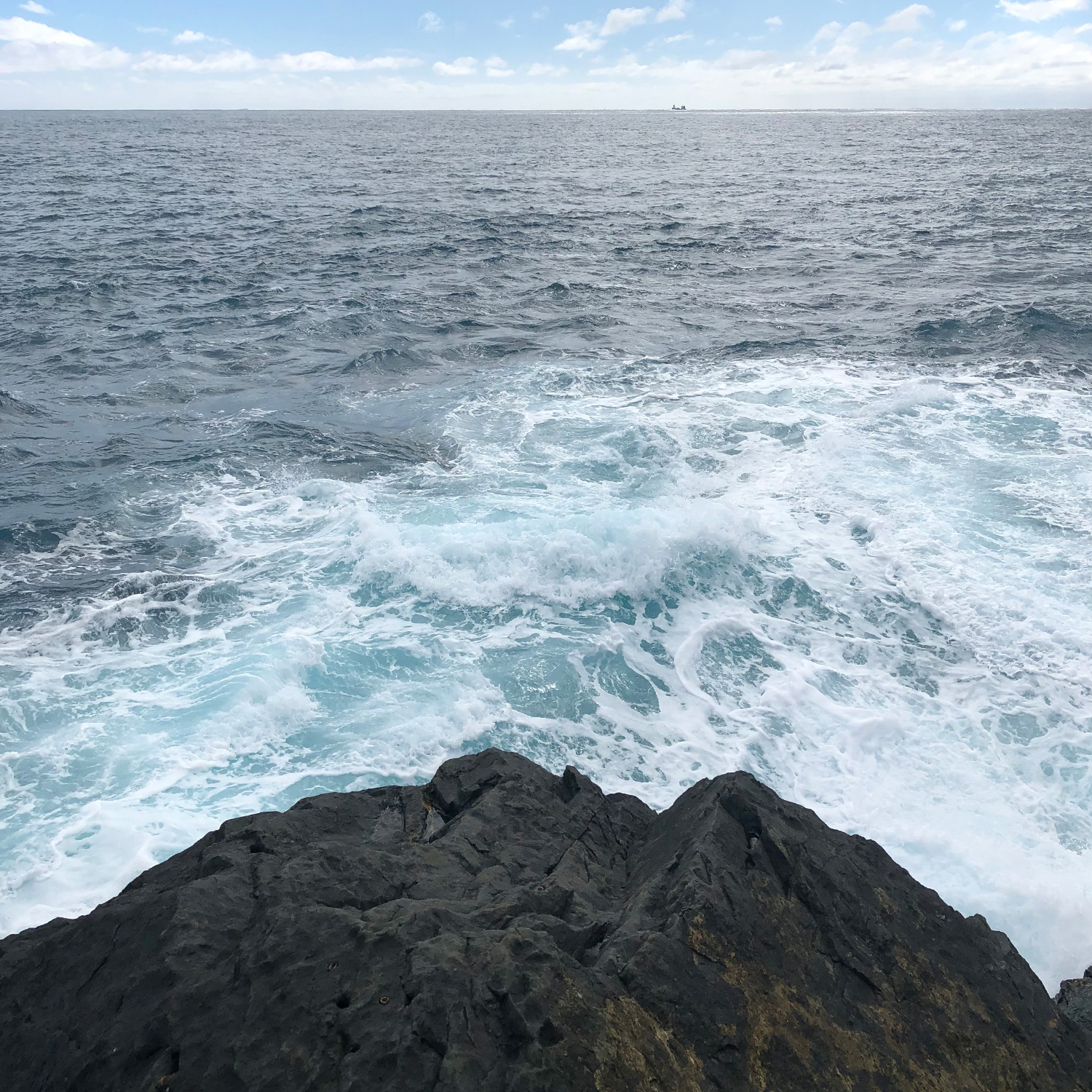 磯場の海。