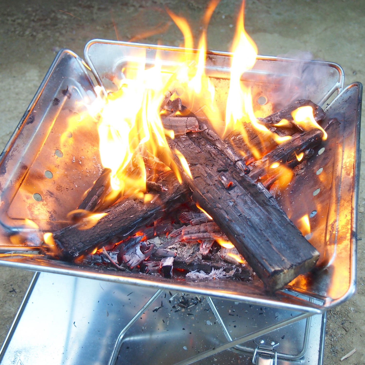 焚き火料理