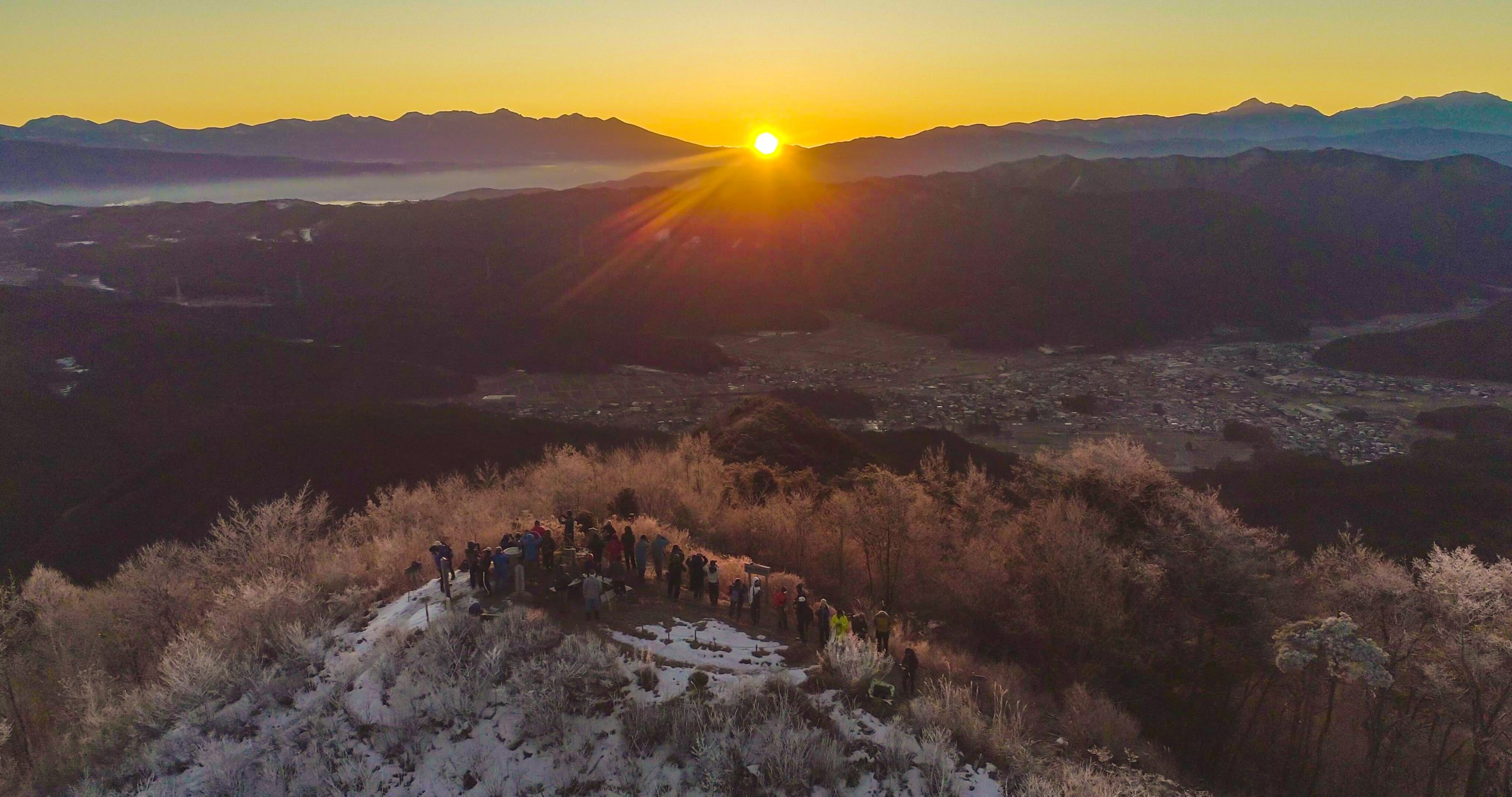 霧訪山からの眺め