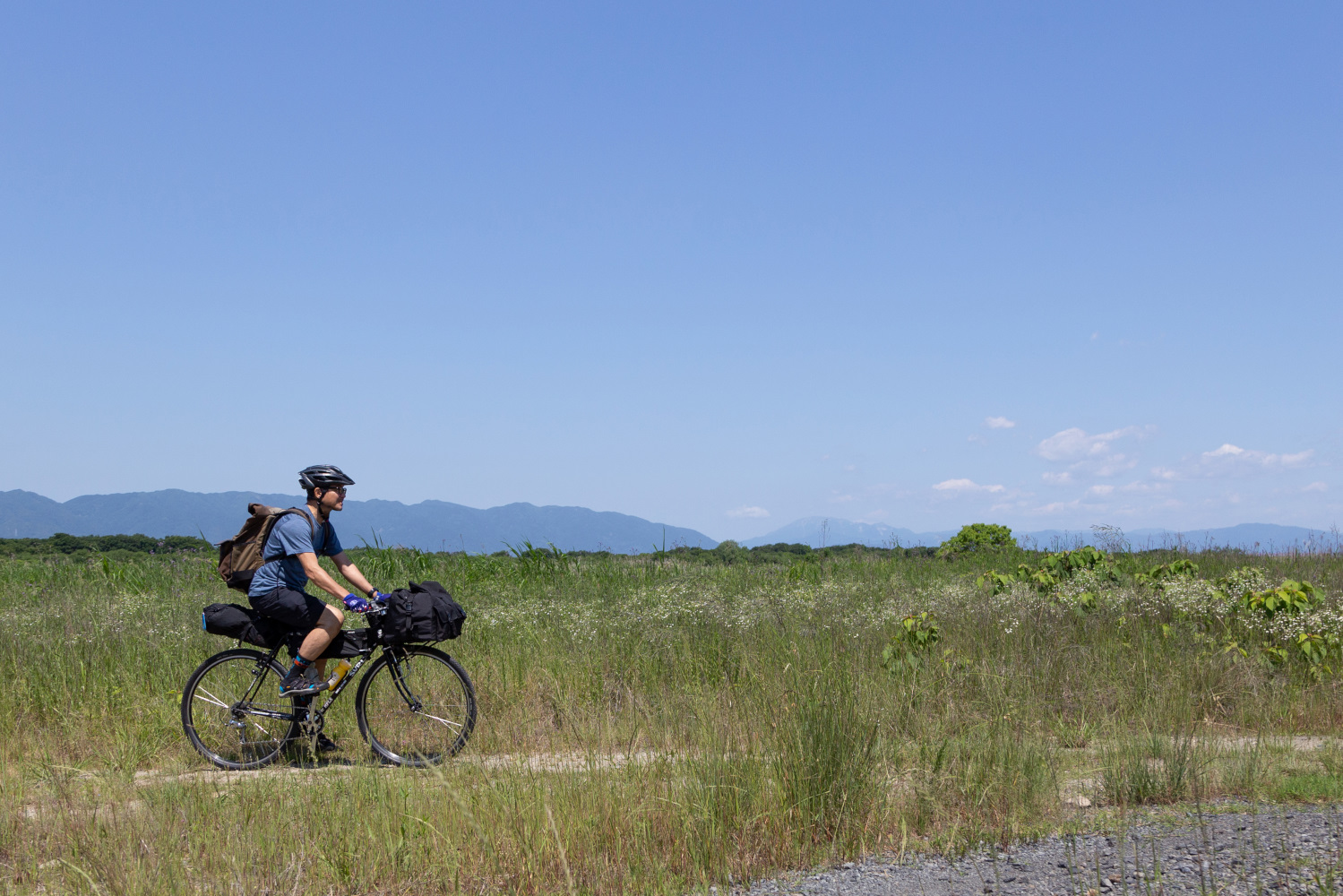 本誌でも活躍する山本修二さんの走行シーン