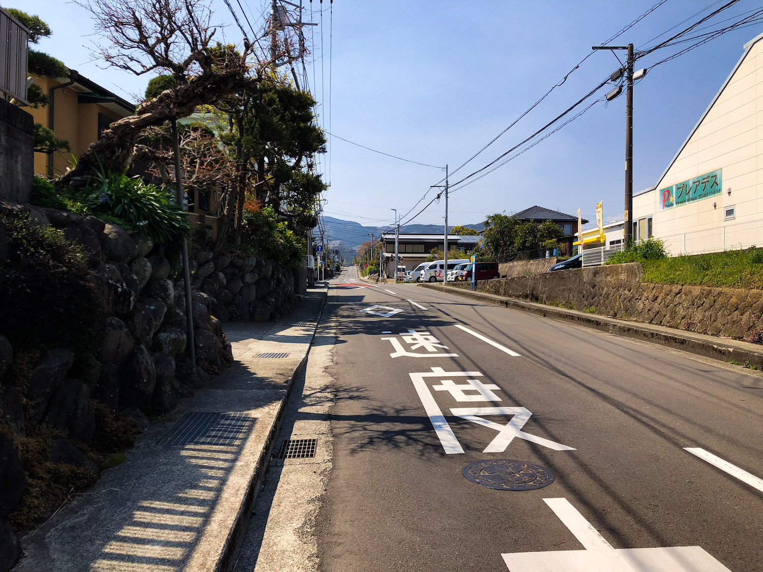 スタートからしばらくは住宅地を行く。