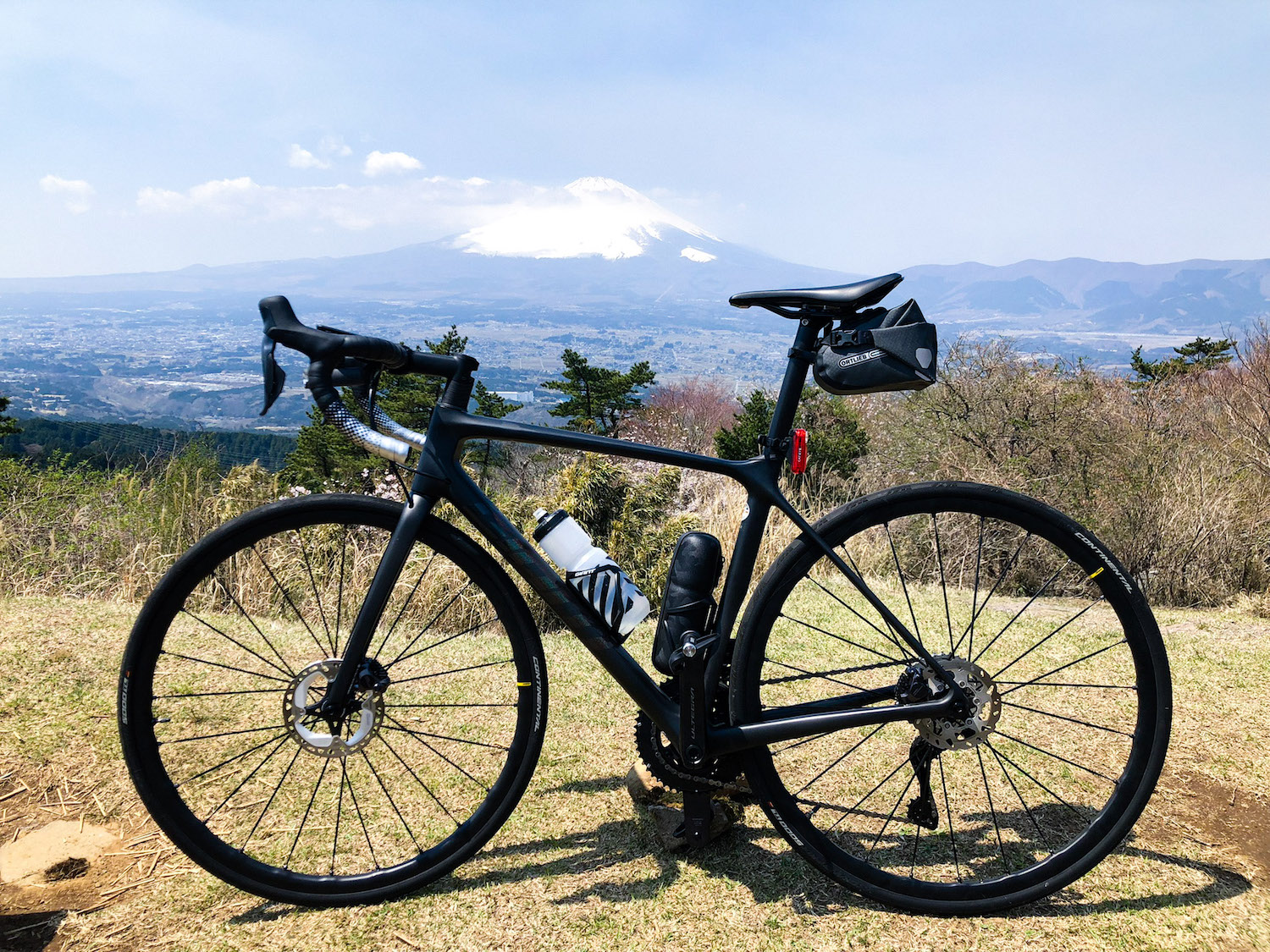 愛機と富士山とのショット。