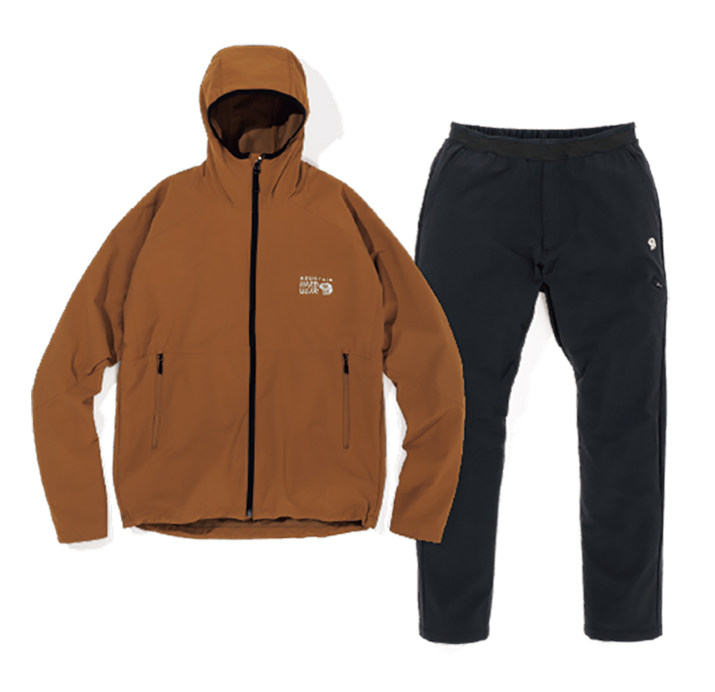 「Mountain Speed Hoody」（¥18,700）、「Mountain Speed Pant」（¥16,500）