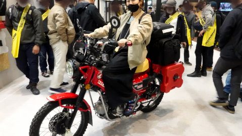 3年ぶりに帰ってきた「東京モーターサイクルショー」で、便利で安全な”子どもとタンデム・グッズ”を探してきた