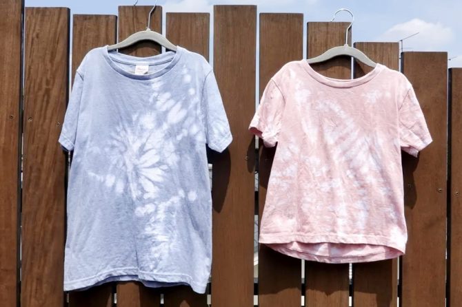 染めあがったTシャツ