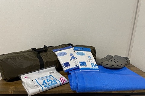 雨キャンプの必需品。一覧用画像