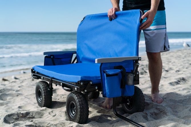 簡単にベンチに早変わり。