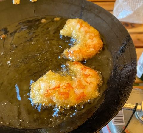 エビのビールフリット