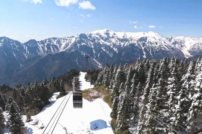 新穂高ロープウェイからの絶景
