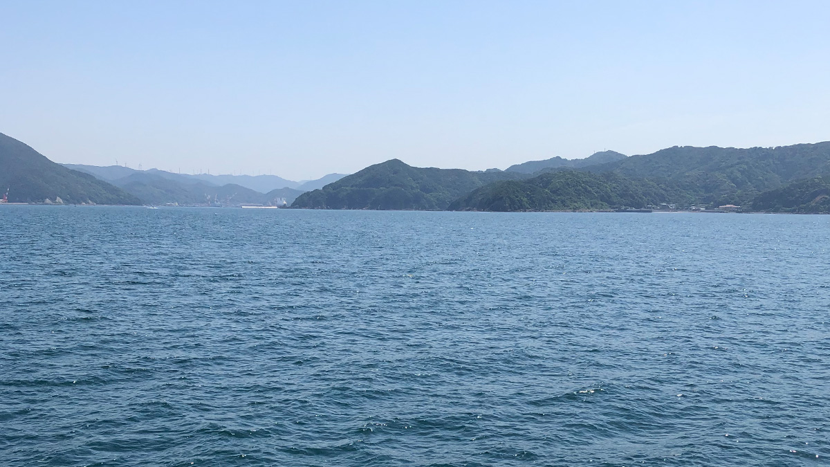 釣り場からの風景。