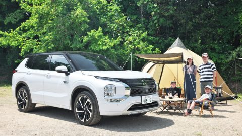 史上最強のSUV「アウトランダーPHEV」をキャンプで試してきました【PR】